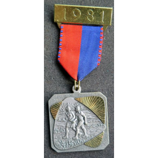 ALLEMAGNE : médaille de la 3° Volksmarsch de Westersteder Wandertag 1981