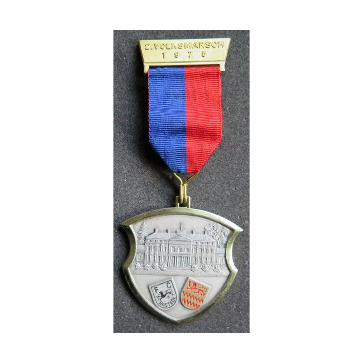 ALLEMAGNE : médaille de la 2° Volksmarsch de Rastede 1975