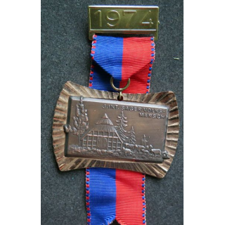 ALLEMAGNE : médaille de la 3° Sager Volksmarsch 1974