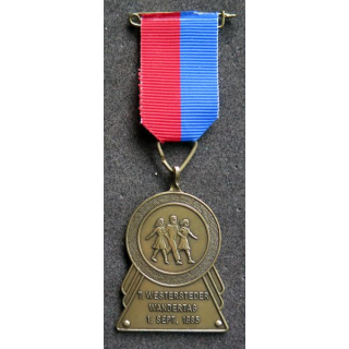 ALLEMAGNE : médaille de la 7° Volksmarsch de Westersteder Wandertag 1. SEPT. 1985