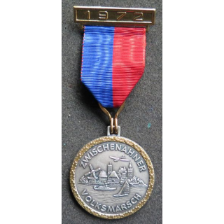 ALLEMAGNE : médaille de la  Zwischenahner Volksmarsch 1972