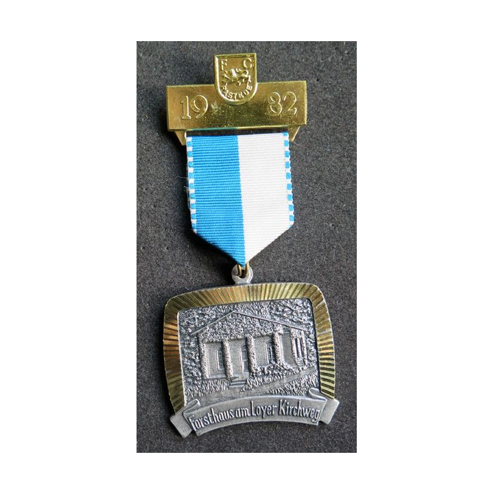 ALLEMAGNE : médaille de la FC Rastede Volksmarsch 1982