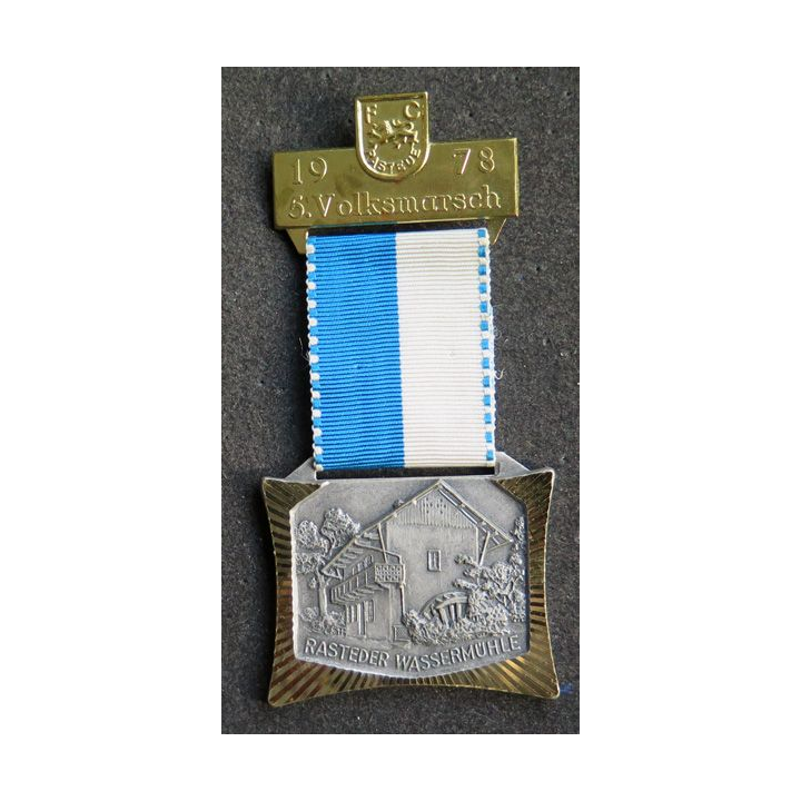 ALLEMAGNE : médaille de la FC Rastede Volksmarsch 1978