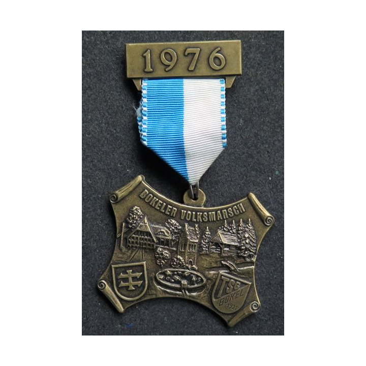 ALLEMAGNE : médaille de la Bokeler  Volksmarsch 1976