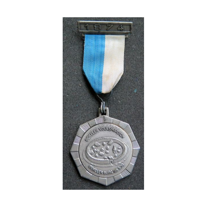 ALLEMAGNE : médaille de la Bokeler  Volksmarsch 1974