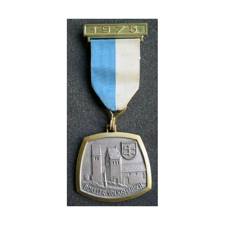 ALLEMAGNE : médaille de la Bokeler  Volksmarsch 1975