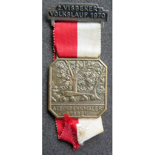 ALLEMAGNE : médaille de la 2° Visbeker Volkslauf 1970