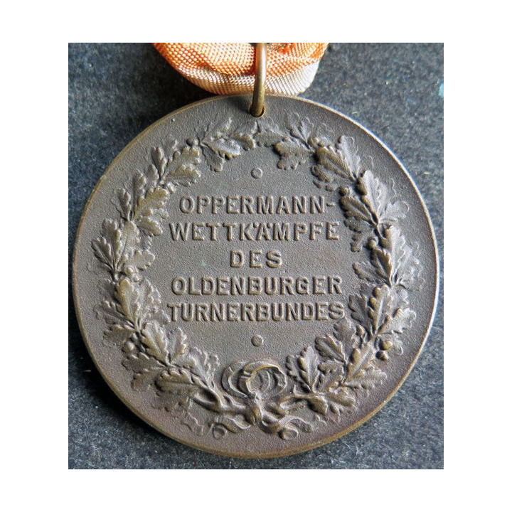 ALLEMAGNE : médaille Georg Propping Oppermann - Wettkämpfe des Oldenburger Turnerbundes
