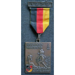 ALLEMAGNE : médaille de lka Volkswinter wanderung 3 x 10 km 