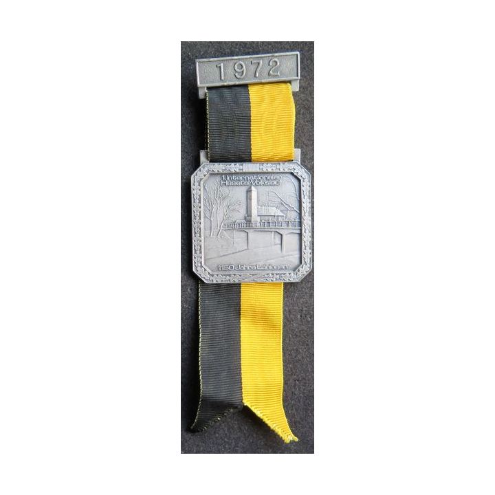 ALLEMAGNE : médaille de 1° Int. Hasetal Volkslauf Löningen 1972