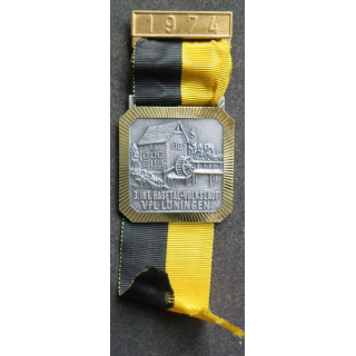 ALLEMAGNE : médaille de 3° Int. Hasetal Volkslauf Löningen 1974