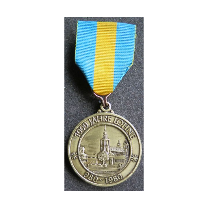 ALLEMAGNE : médaille du Jubilée 1000 ans de la ville de Lohne 980 - 1980