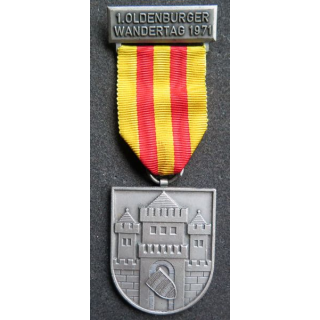 ALLEMAGNE : médaille n° 1 de l'oldengurger Wandertag 1971