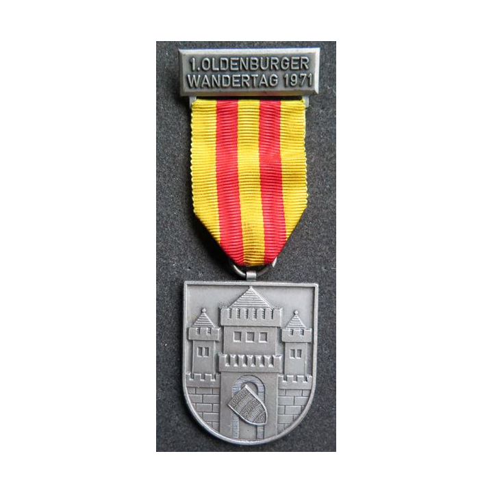 ALLEMAGNE : médaille n° 1 de l'oldengurger Wandertag 1971