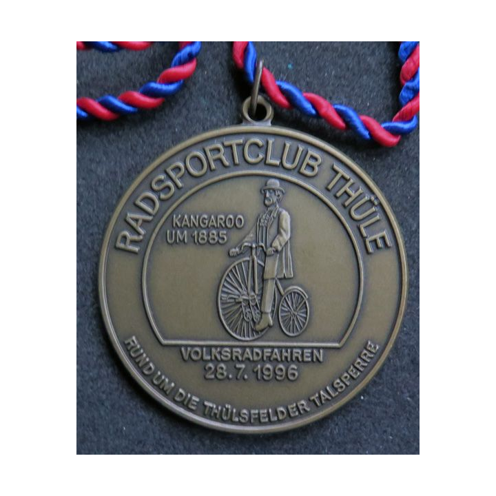 ALLEMAGNE : médaille du Radsportclub Thüle Volksradfahren du 28.7.1996