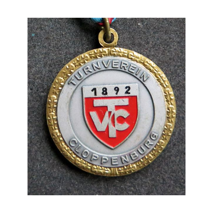 ALLEMAGNE : médaille de la 3° int.Cloppenburger Volkslauf 1977 Altes Amtshaus
