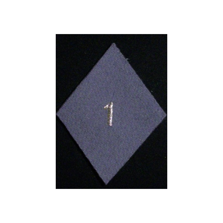 LOSANGE DE BRAS MODÈLE 45 : 1°GLCAT S/OFF (1 DROIT) GRIS VELCRO