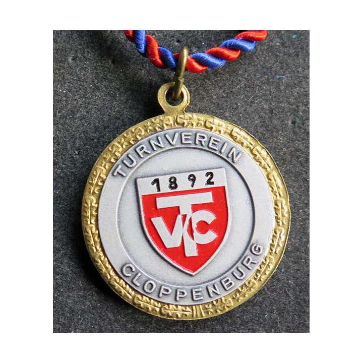 ALLEMAGNE : médaille de la 4° int.Cloppenburger Volkslauf 1981 Rundum die Thülsfelder Talsperre