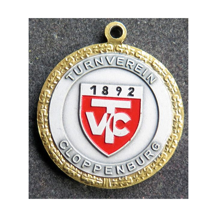 ALLEMAGNE : médaille de la 9° int.Cloppenburger Volkslauf 1986 Rund um die Thülsfelder Talsperre