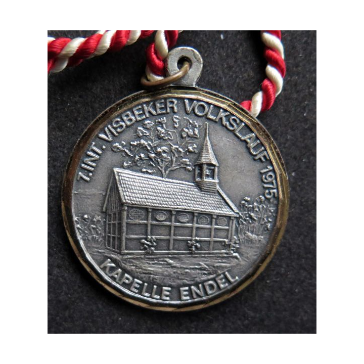 ALLEMAGNE : médaille de la 7° Int. Visbeker Volkslauf 1975 Kapelle Endel