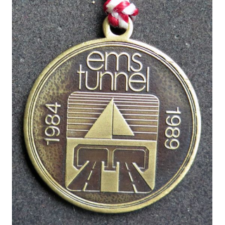 ALLEMAGNE : médaille de l'EMS Tunnel 1984 - 1989