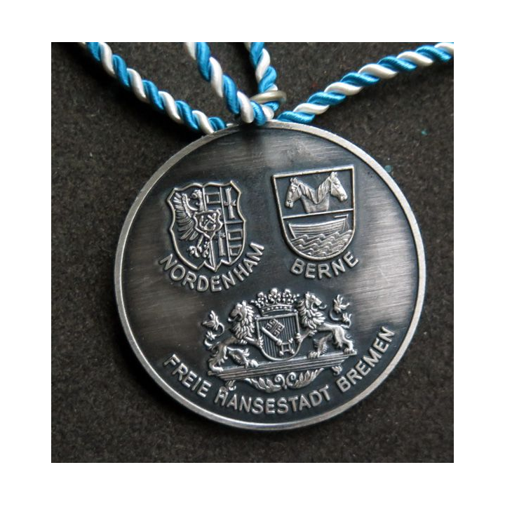 ALLEMAGNE : médaille du 10° Bremer Jidenrallye 1982