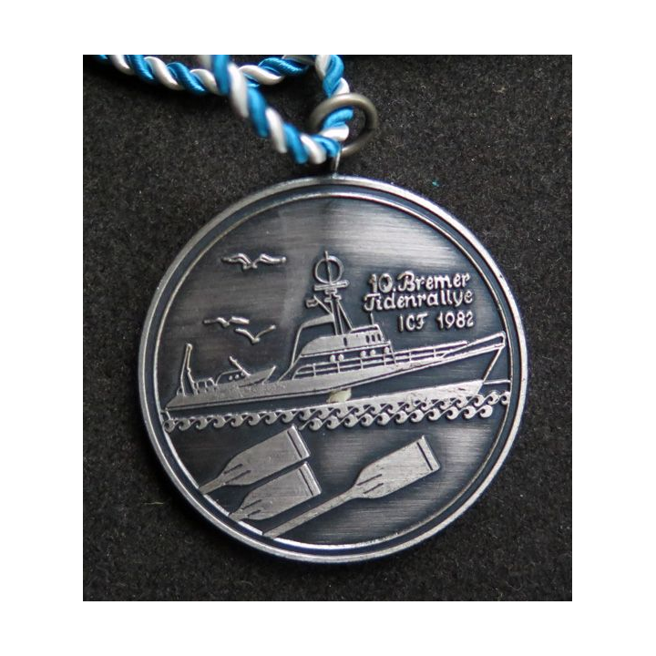 ALLEMAGNE : médaille du 10° Bremer Jidenrallye 1982