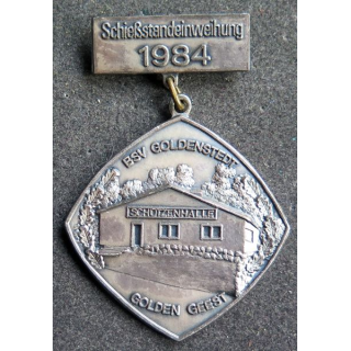 ALLEMAGNE : médaille de la Golden Geest Schiess standein weihung 1984