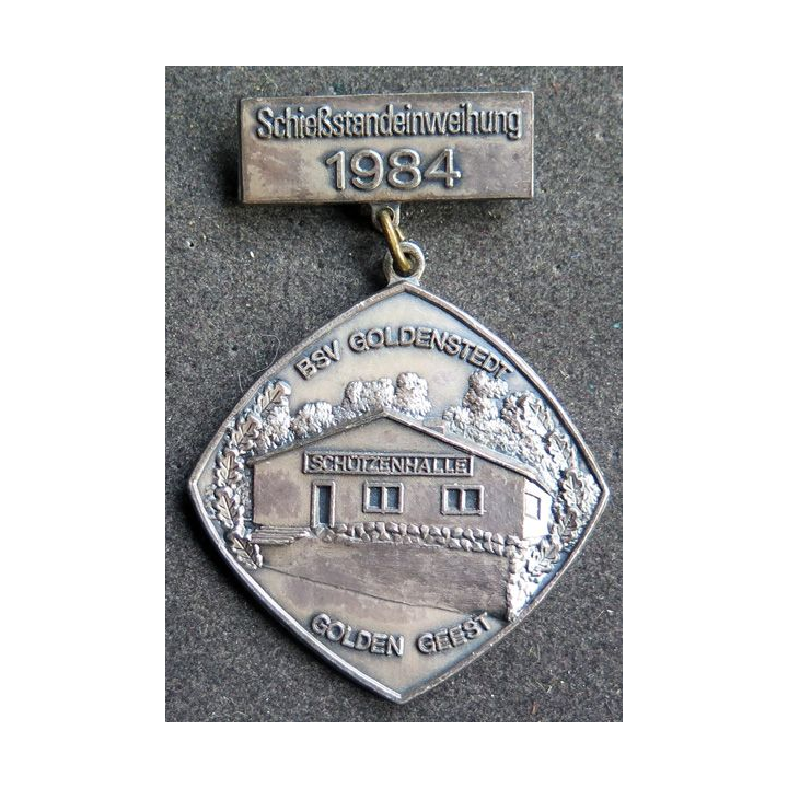 ALLEMAGNE : médaille de la Golden Geest Schiess standein weihung 1984