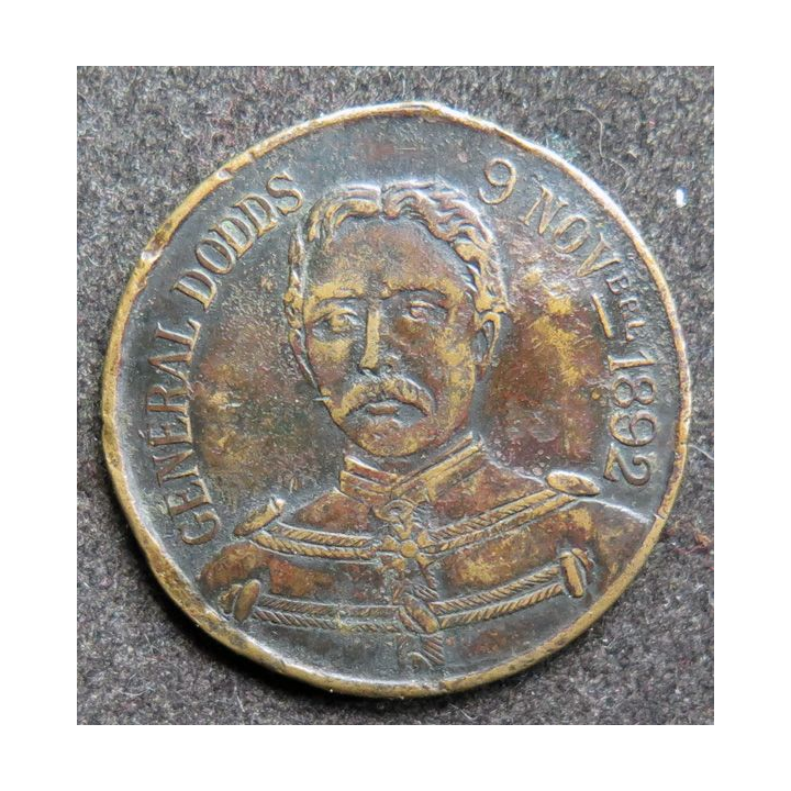 FRANCE : Médaille commémorative non officielle du Dahomey 1890 - 1892 
