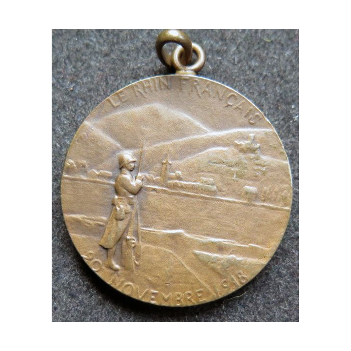 FRANCE : Médaille commémorativede la 154° Division d'Infanterie en bronze