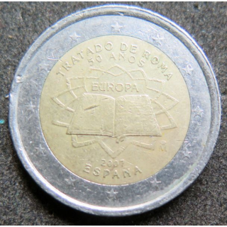 ESPAGNE : Pièce de 2 euros du traité de Rome 2007