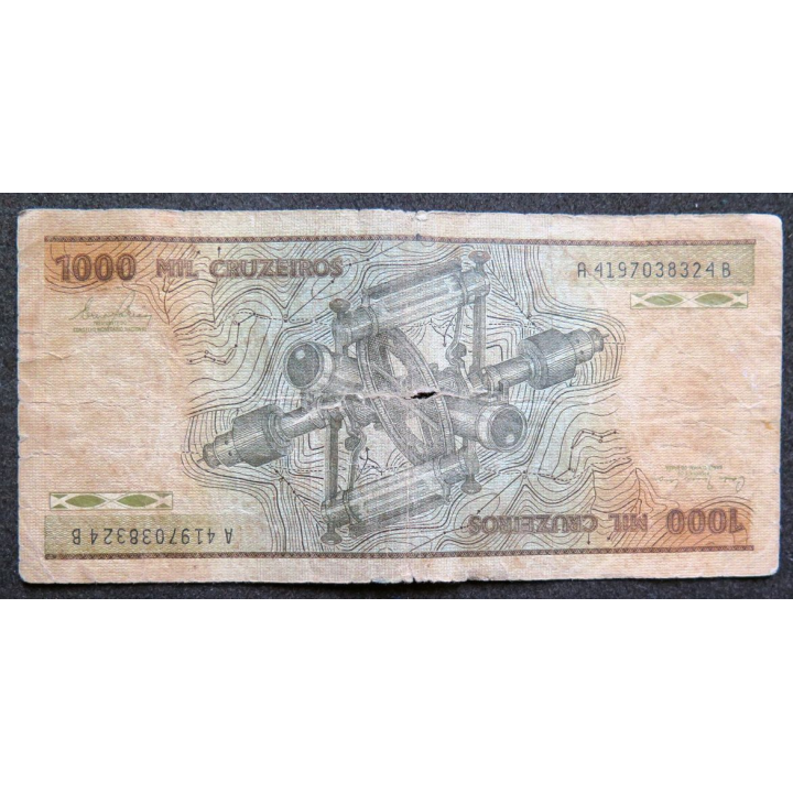 BRESIL : Billet de banque de 1000 Cruzeiros
