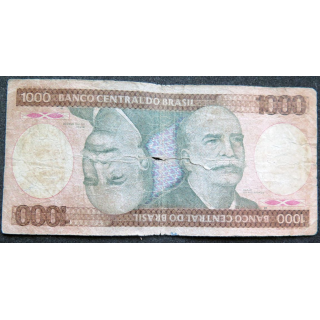 BRESIL : Billet de banque de 1000 Cruzeiros