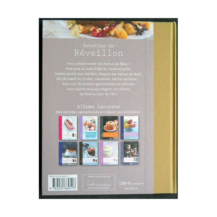 Recettes de réveillon de Sabine Paris