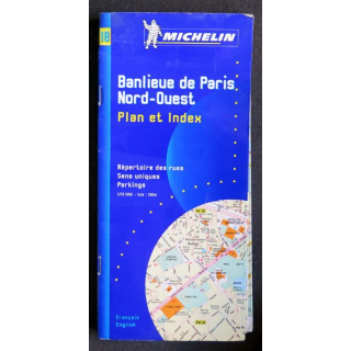 Plan et Index de la Banlieue de Paris Nord-Ouest  carte 1/15000° n° 18