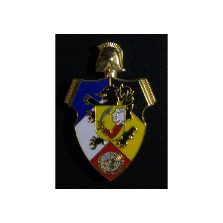 Insigne métallique du bataillon du Génie BATGEN en  Bosnie Herzégovine