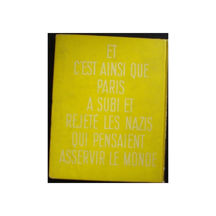 À Paris sous la botte des nazis de Jean Eparvier aux éditions Raymond Schall