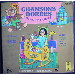 DISQUE 45 TOURS : Chansons dorées de notre enfance volume 7