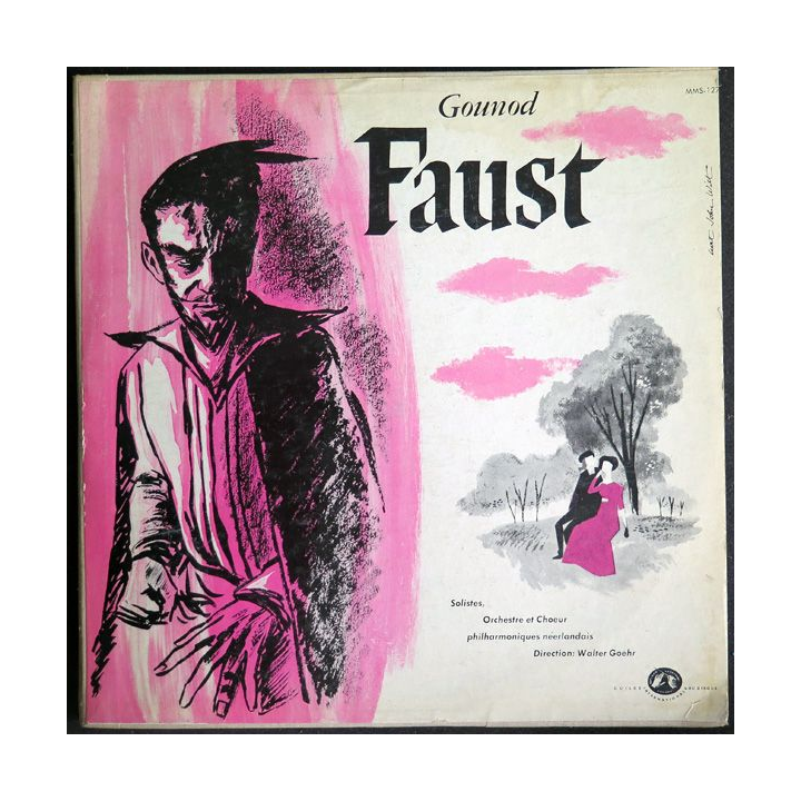 Deux disques  33 Tours de Gounod FAUST Orchestre et Choeur philharmoniques néerlandais Walter Goehr