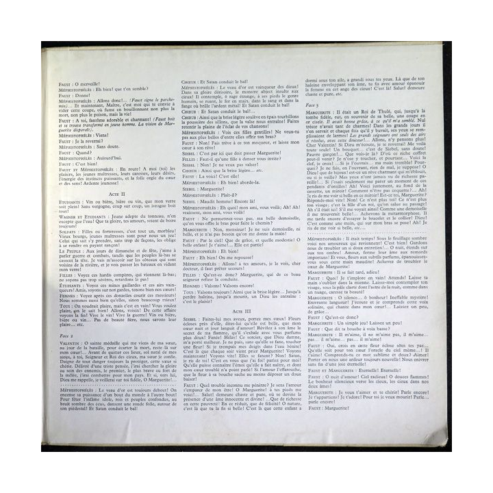 Deux disques  33 Tours de Gounod FAUST Orchestre et Choeur philharmoniques néerlandais Walter Goehr