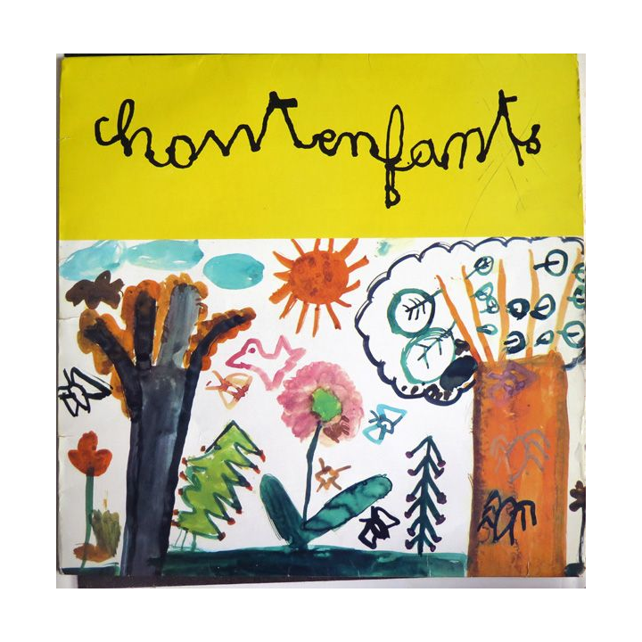 Disque 33 Tours Chant enfants Noêl Colombier et Henri Corbeau chantent pour les enfants