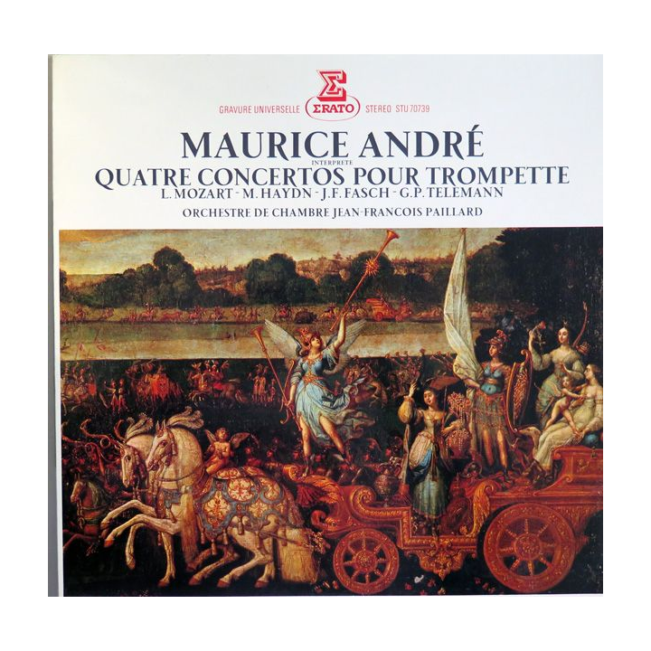 Disque 33 Tours de Maurice André quatre concertos pour trompette