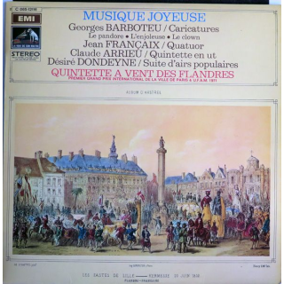 Disque 33 Tours Musique joyeuse Georges Barboteu, Jean Françaix, Claude Arrieu, Désiré Dondeyne