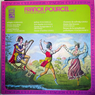 Disque 33 Tours Pages célèbres de Franck Pourcel et son Grand Orchestre volume 7