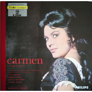 Disque 33 Tours Carmen de Georges Bizet