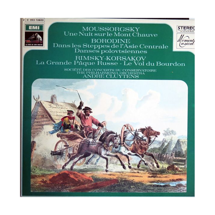 Disque 33 Tours Moussorgsky Borodine Rimsky-Korsakov