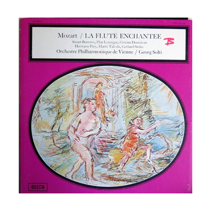 Disque 33 Tours Mozart La flute enchantée Orchestre philarmonique de Vienne / Georg Solti