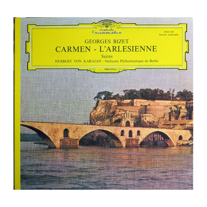 Disque 33 Tours Georges Bizet Carmen l'Arlésienne Herbert Von Karajan