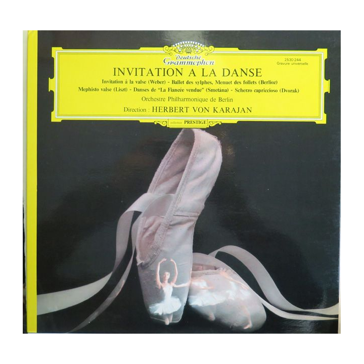 Disque 33 Tours Invitation à la danse avec herbert Von karajan